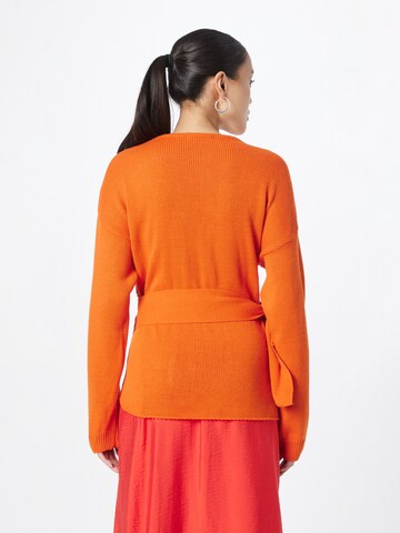 GLAMOROUS BLOOM Strickjacke in Orange