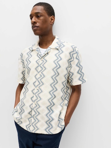 Marks & Spencer Shirt in Blauw: voorkant