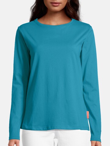 salzhaut Shirt 'Kant' in Blauw