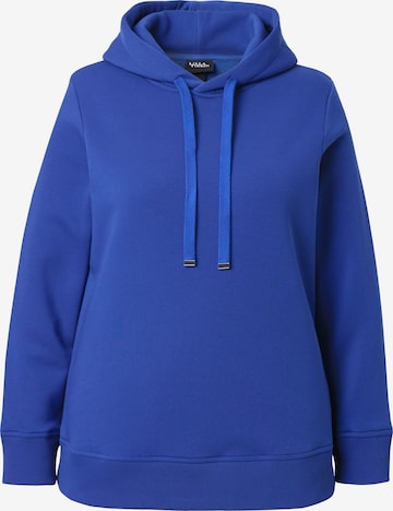 Ulla Popken Sweatshirt in Blue: front