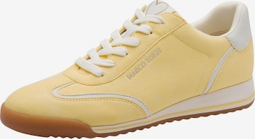 Baskets basses MARCO TOZZI en jaune : devant