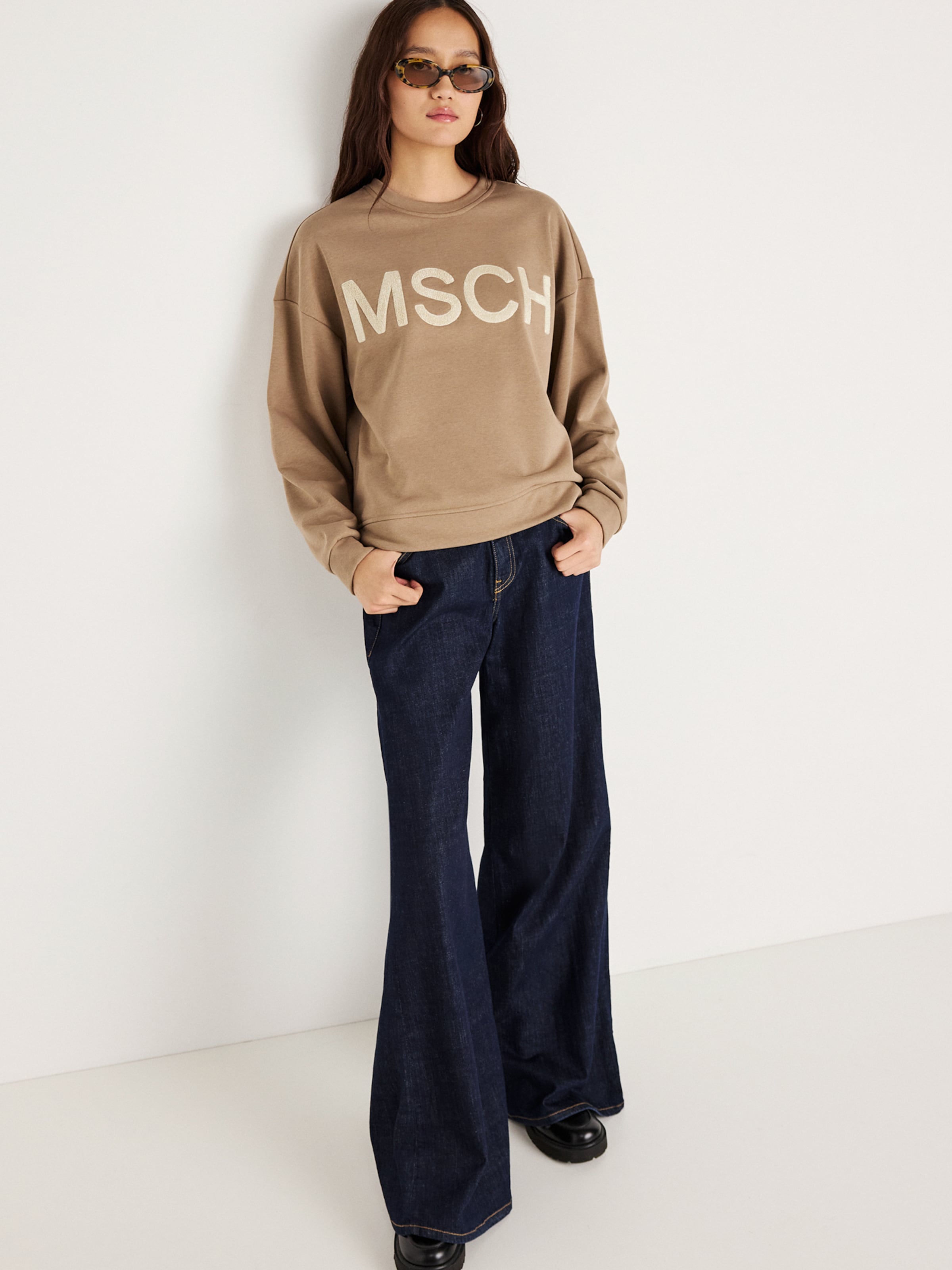 MSCH COPENHAGEN Sweatshirt 'Mela Briena' in Brocade | ABOUT YOU