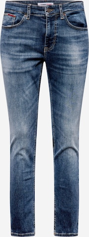 Coupe slim Jean 'AUSTIN' Tommy Jeans en bleu : devant