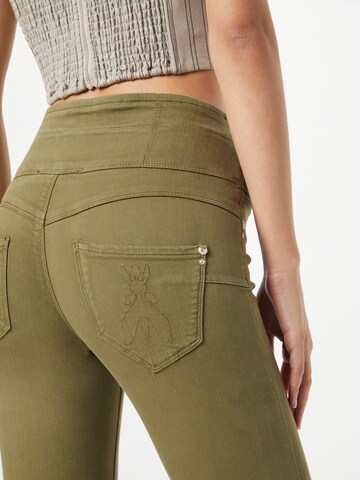 Skinny Jean PATRIZIA PEPE en vert