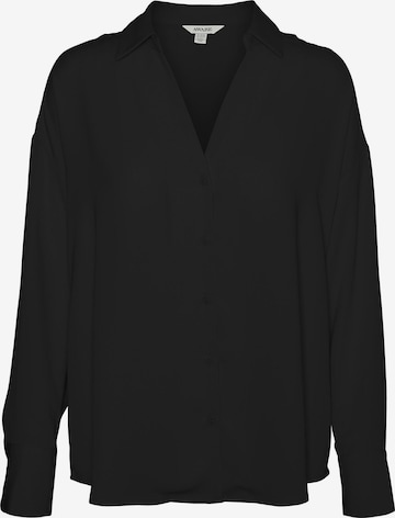 VERO MODA Blouse 'GISELLE' in Zwart: voorkant