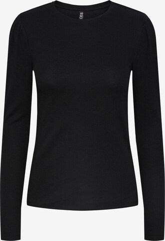 PIECES Shirt 'RUKA' in Black: front