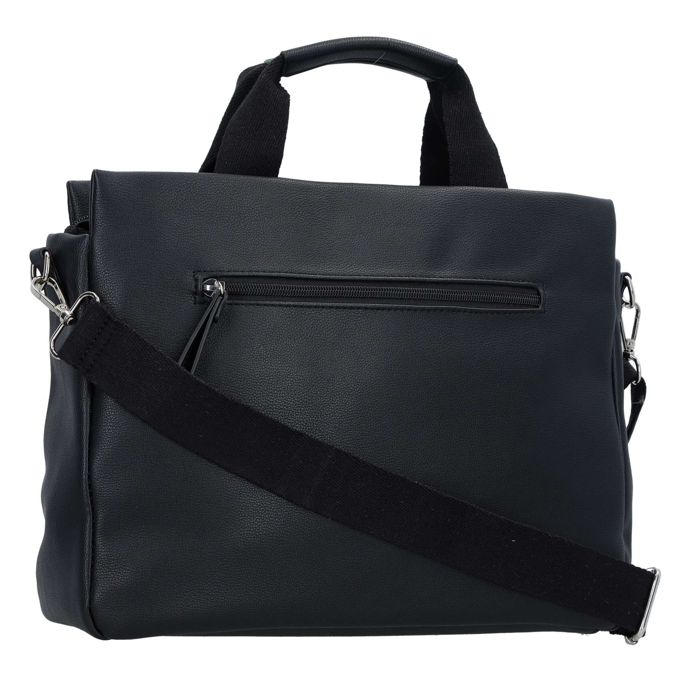 TOM TAILOR Shopper 'Rella' in Black