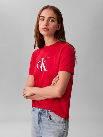 Calvin Klein Jeans Majica 'HERO CLASSIC' | rdeča barva