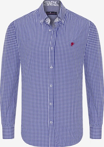 DENIM CULTURE Button Up Shirt 'Harvey' in Blue: front