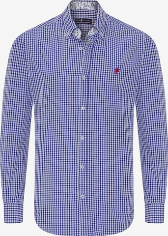 DENIM CULTURE - Regular Fit Camisa 'Harvey' em azul: frente