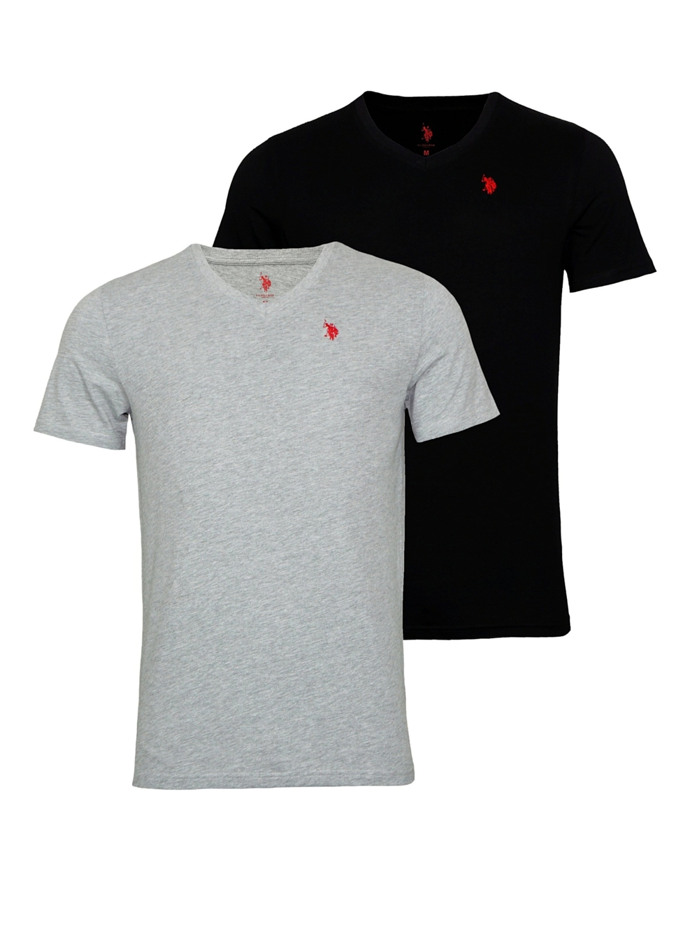 U.S. POLO ASSN. T-Shirt in Grau: Vorderseite