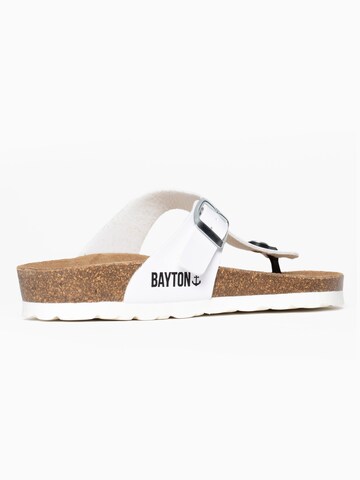 Flip-flops 'Mercure' de la Bayton pe alb