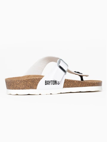 Bayton - Sandalias de dedo 'Mercure' en blanco