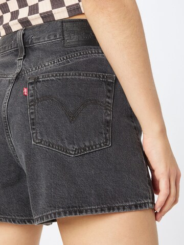 LEVI'S ® Loosefit Farkut 'High Loose Short' värissä musta