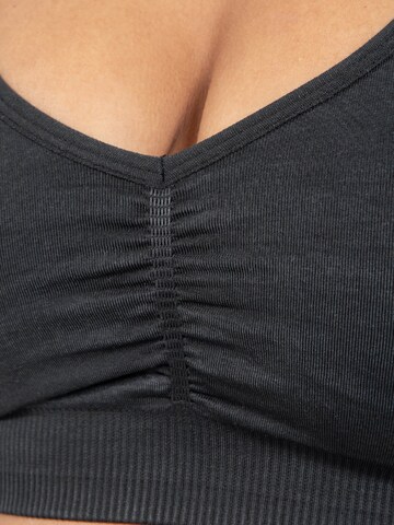 Bustier Soutien-gorge de sport 'Scrunch' Smilodox en noir