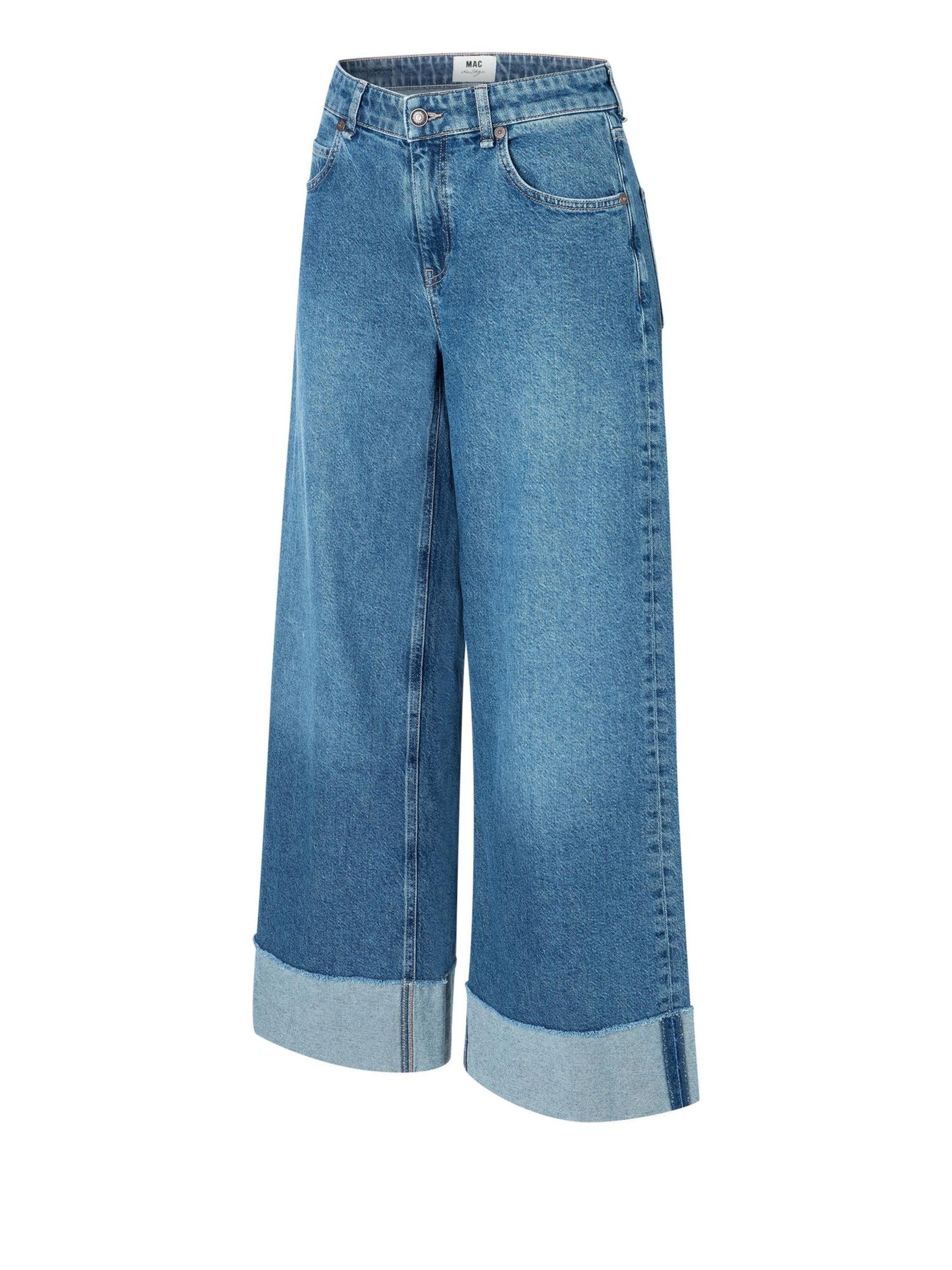 MAC Wide leg Jeans 'Neveada D617' in Blue