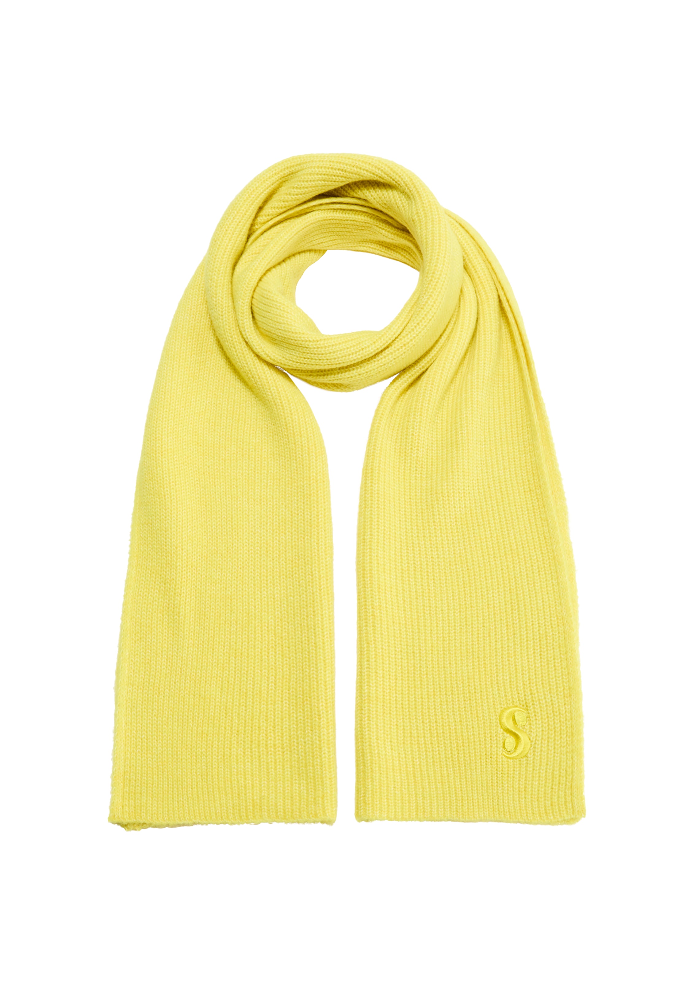 s.Oliver Schal in Gelb: Vorderseite