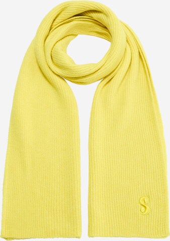 s.Oliver Scarf in Yellow: front