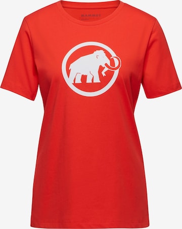 MAMMUT Sportshirt ‘Classic’ in Rot: Vorderseite