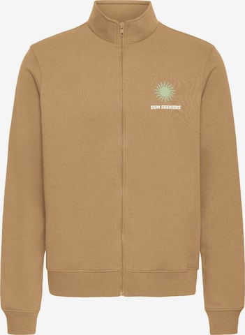 BLEND - Sudadera con cremallera ' BHKonsta ' en marrón: frente