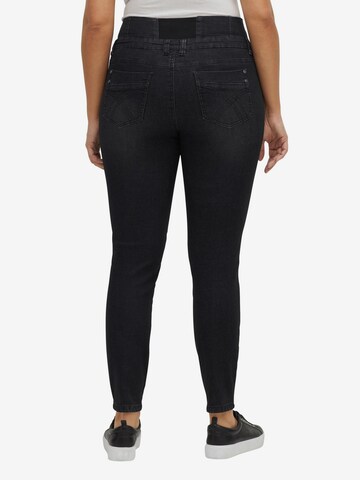 SHEEGO Skinny Jeans 'Anne' in Black