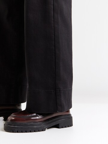 ONLY Wide leg Τζιν 'ONLANN-MADISON' σε μαύρο