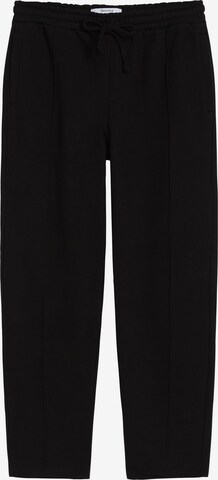 Bershka Loosefit Hose in Schwarz: predná strana