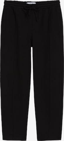 Loosefit Pantalon Bershka en noir : devant