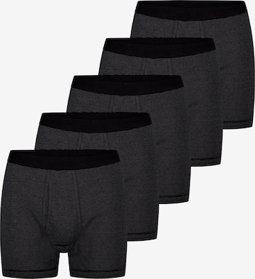ESGE Boxer shorts 'Feinripp Ringel' in Black: front