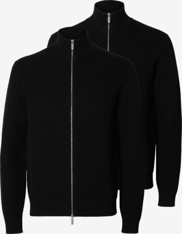 SELECTED Knit cardigan 'Dane' in Black: front