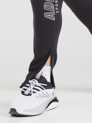 juoda ADIDAS SPORTSWEAR Siaurėjantis Sportinės kelnės 'TIRO'