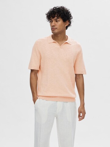 SELECTED HOMME Sweater 'Berg' in Pink: front