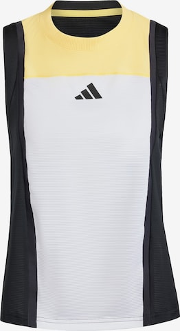 ADIDAS PERFORMANCE - Top desportivo 'Pro Match' em branco: frente