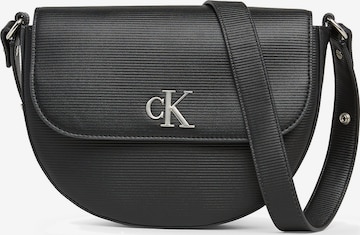 Calvin Klein Jeans - Mala de ombro em preto: frente