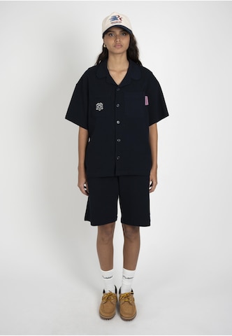 Prohibited Wide leg Broek 'Côte d’Azur' in Blauw