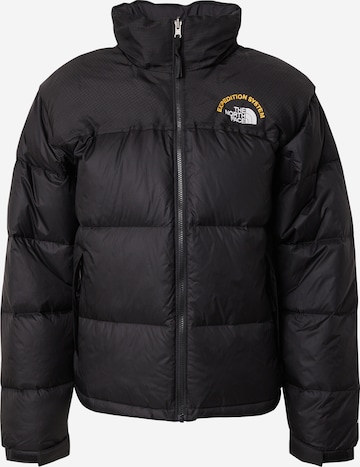 Nuptse jacket black mens sale