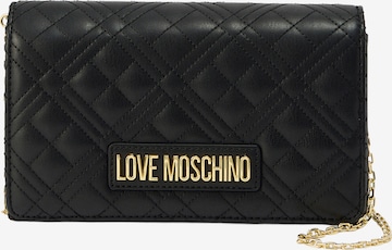 Sac à bandoulière Love Moschino en noir : devant