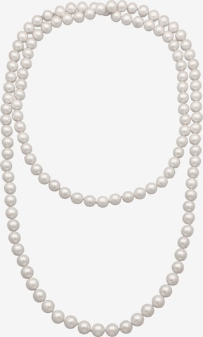 ELLI PREMIUM Kette 'Pearl' in Weiß: Vorderseite