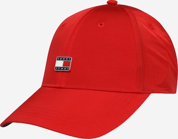 Cappello da baseball di Tommy Jeans in rosso: frontale