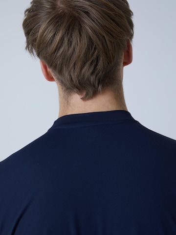 SPORTKIND Performance shirt 'High Neck Long Sleeve Shirt' in Blue