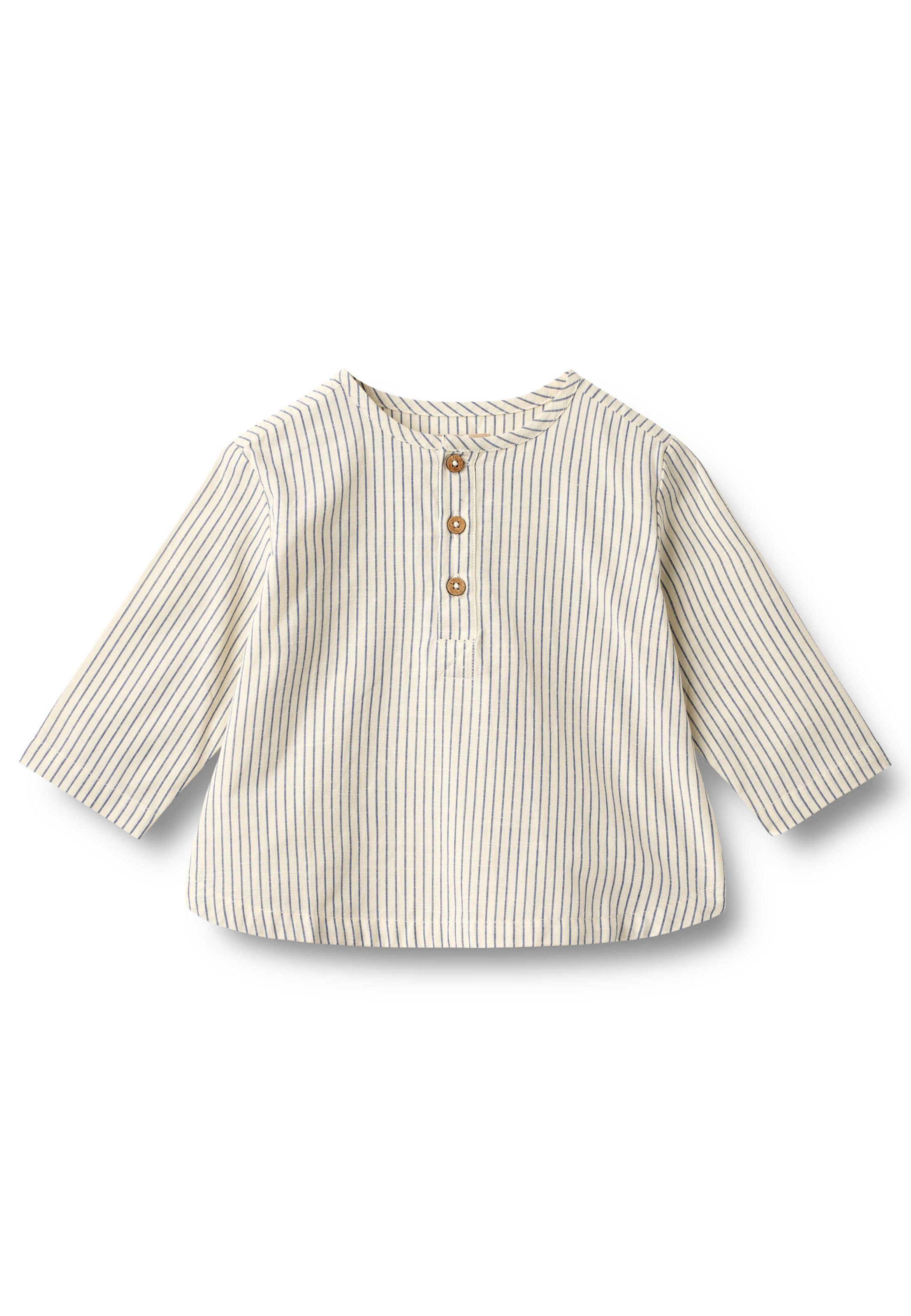 WHEAT Shirt 'Bjørk' in Blue: front