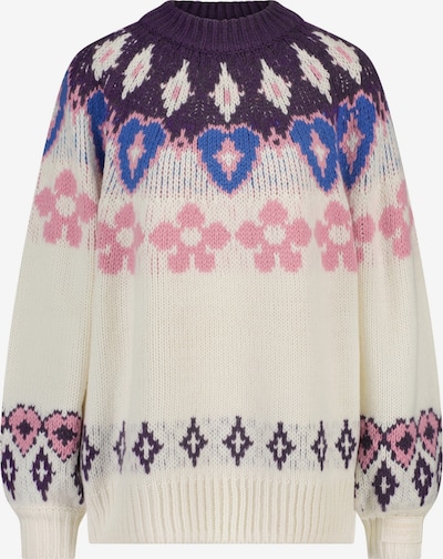 Fabienne Chapot Sweater 'Isey' in Blue / Dark purple / Pink / White, Item view