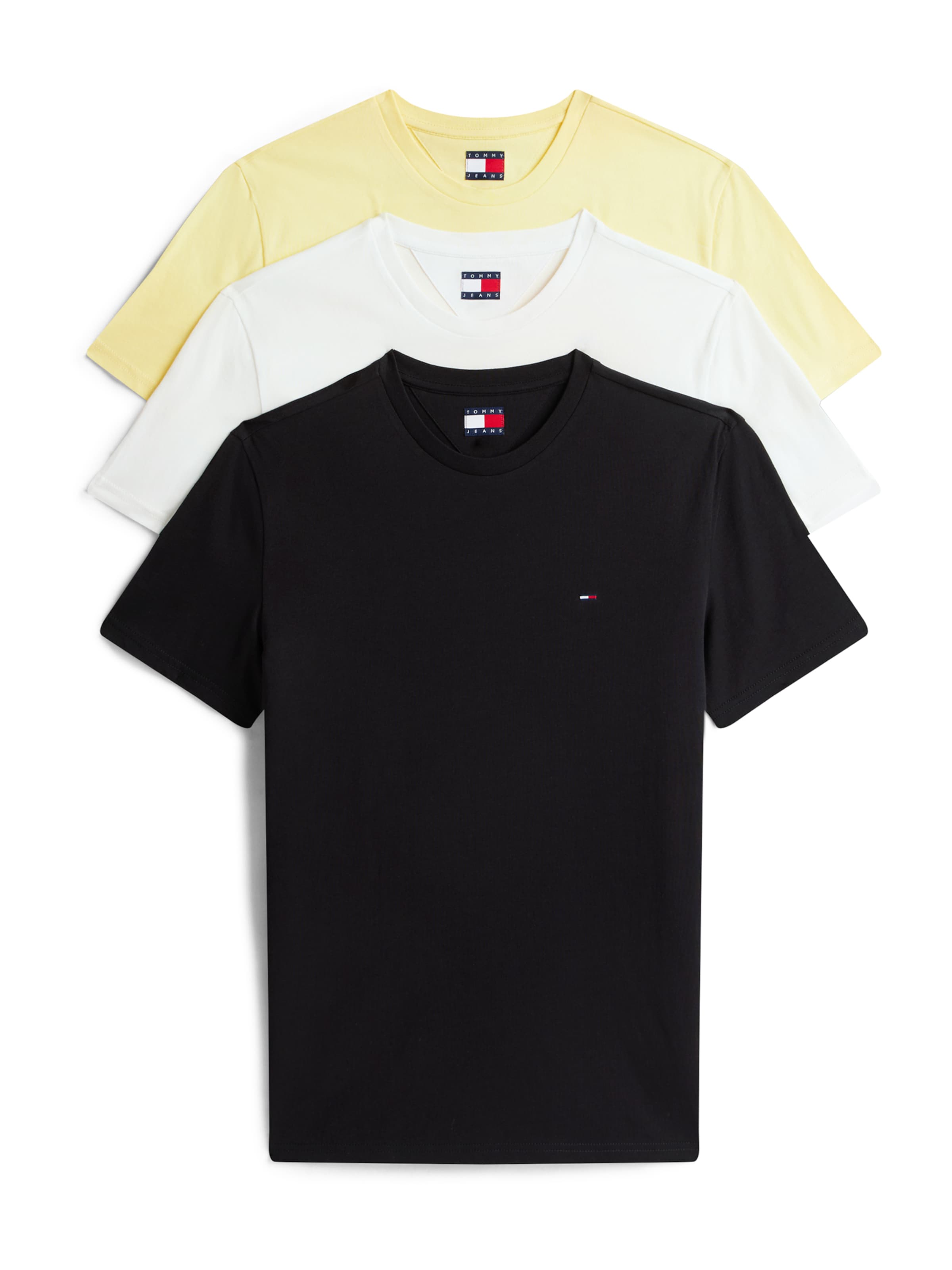 geltona Tommy Jeans Marškinėliai: priekis