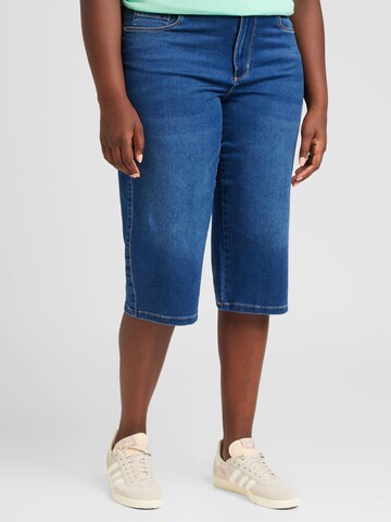 Slimfit Jeans 'Caraugusta' di ONLY Carmakoma in blu: frontale
