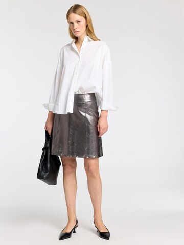 SELECTED FEMME Skirt in Silver