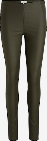 OBJECT Skinny Leggings 'Belle' in Groen: voorkant