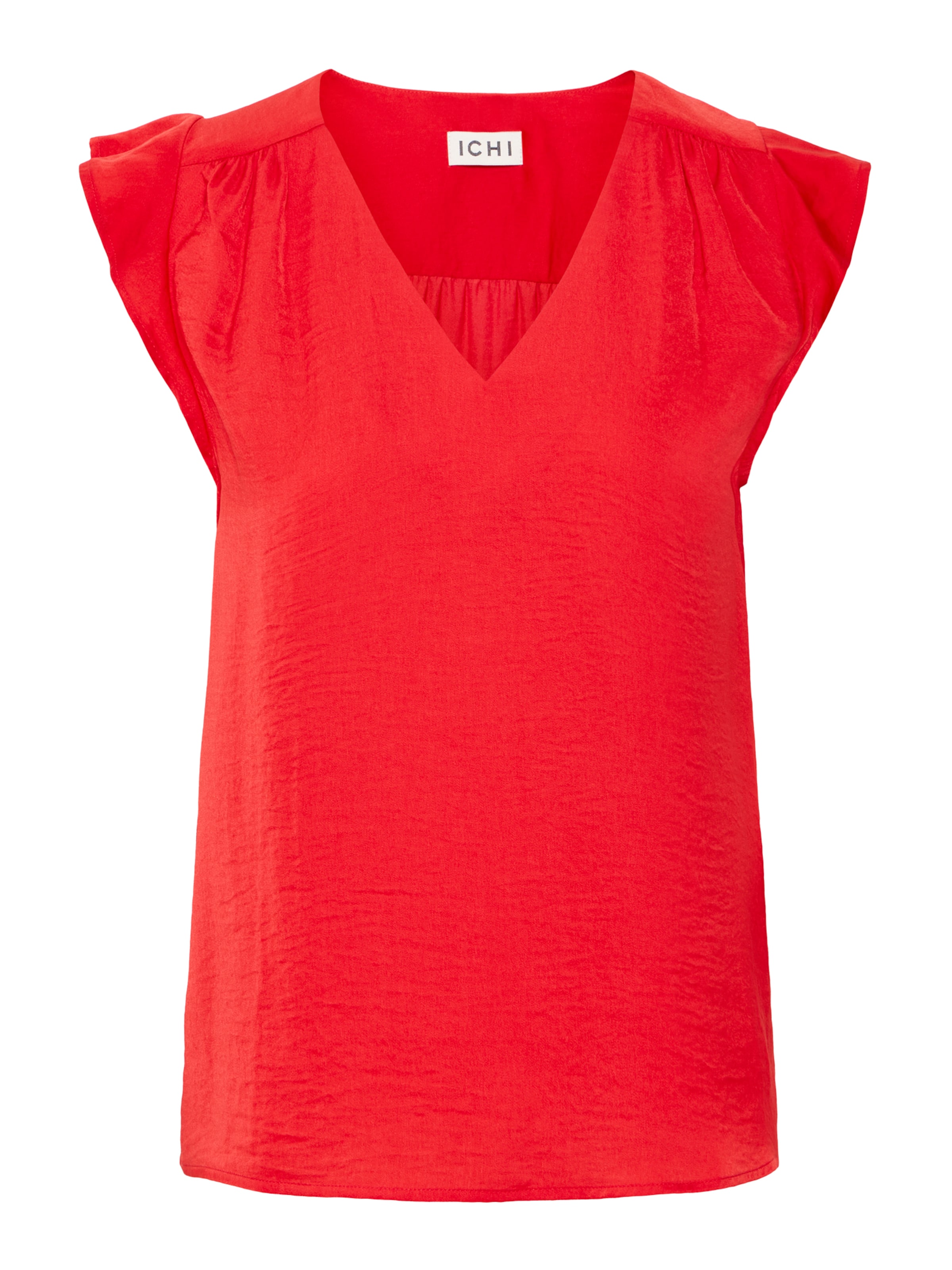 ICHI Μπλούζα 'CRISSY' σε κόκκινο: μπροστά