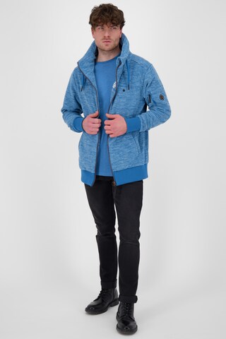 Alife and Kickin Fleece Jacket 'EliasAK' in Blue