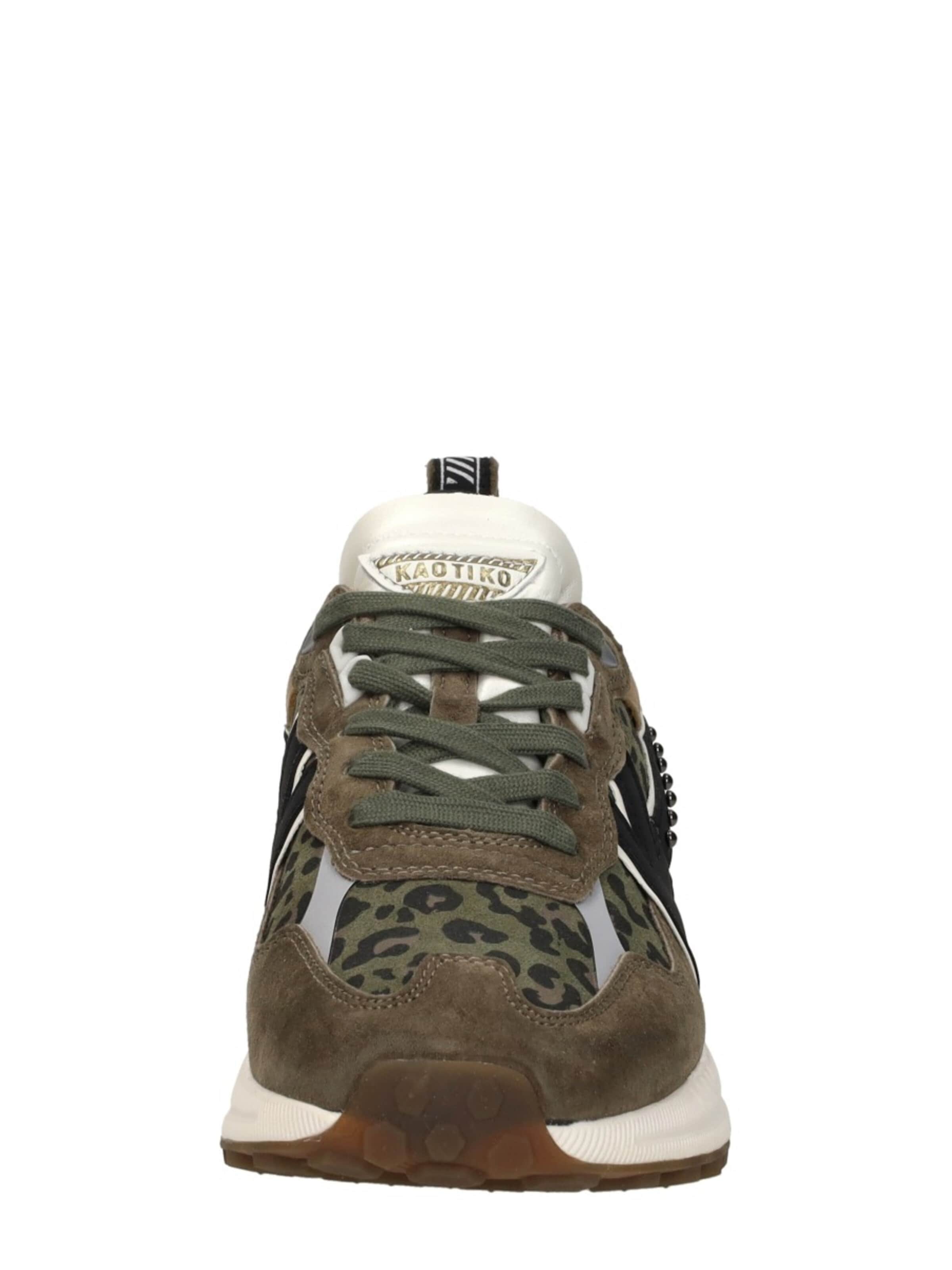 Kaotiko Sneakers laag 'Detroit Glam' in Groen