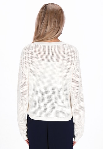Pull-over Usha en blanc